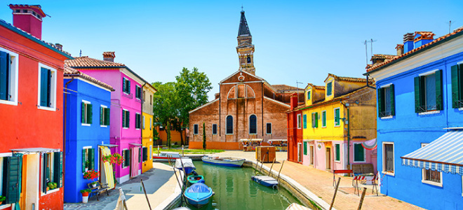 Burano case colorate tour isole Venezia